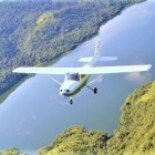 Полет със четириместен самолет от Лесново - Опитен урок