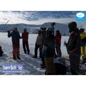 Snowkite lesson 'Kite 2 go - Ready for snow' Snowkite lesson 'Kite 2 go - Ready for snow'