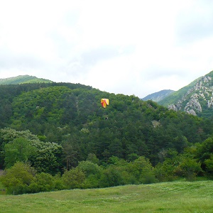 Летене с парапланер над Сопот