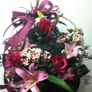 Ароматна, цветна кошница