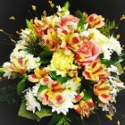 Цветна светлина от цветя