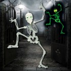 Скелет със светещи очи, фосфоресциращ Скелет със светещи очи, фосфоресциращ