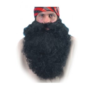 Брада голяма черна