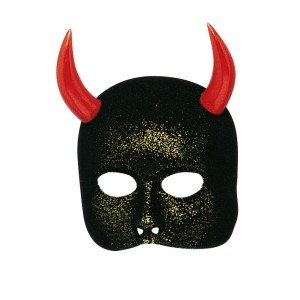 Маска Дявол с брокат