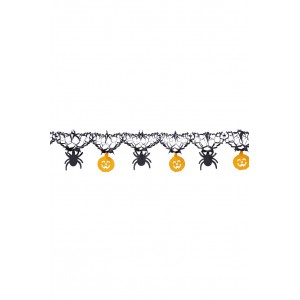 Гирлянд с паяци и тикви