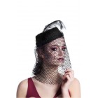 Шапка с воалетка