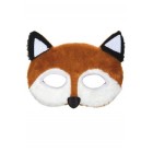 Маска лисица плюш