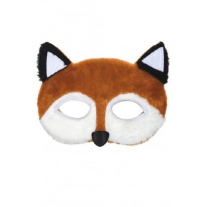 Маска лисица плюш