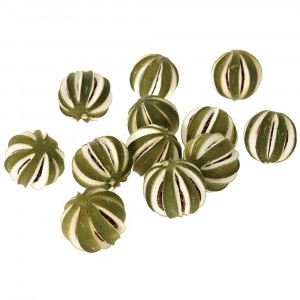 Сушени изкуствени плодчета, зелени, 250гр.