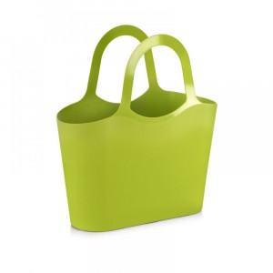 Кашпа пластмаса чанта зелена 48Χ18Χ51 