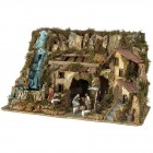 Библейска сцена, натурални материали, 75Х36Х42СМ