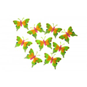 Пеперуда с лепка,S/9,6.5x5см(9x180)