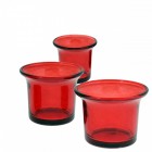 Свещник Лале - червен