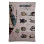 Поли чиния правоъгълна, 8 дизайна, 28X18X1.7CM