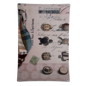 Поли чиния правоъгълна, 8 дизайна, 28X18X1.7CM