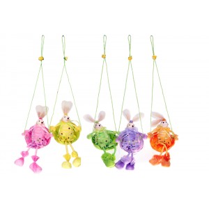 Заек на хамак,5 цвята,36СМ(5Х30)