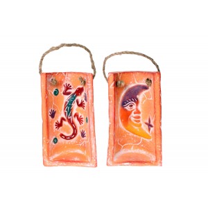 Керамично  пано-свещник,2мод,10.5х5.5х17.5СМ(2х24)