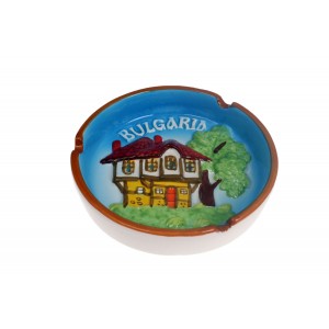 Керамичен пепелник BG надпис,12СМ(1х60)