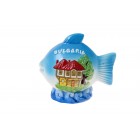 Керамична касичка-риба BG надпис,10х8СМ(4х96)