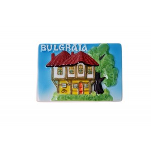 Керамичен магнит-чини  BG надпис,7х2СМ(12х288)