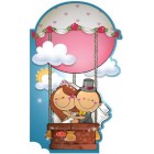 Картичка и плик В Сватбена `Сватбен балон“ 130Х240