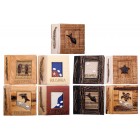 АЛБУМ С НАДПИС “БЪЛГАРИЯ“,11 ДИЗАЙНА,19Х19СМ