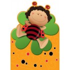  Картичка и плик В “Калинка щастие“ 130X240MM