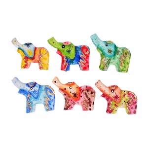 СЛОНЧЕТА ШАРЕНИ МАГНИТ,7CM