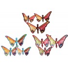 ПЕПЕРУДИ ШАРЕНИ,ВИСЯЩИ,S/3,30СМ