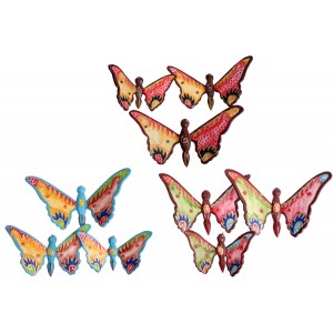 ПЕПЕРУДИ ШАРЕНИ,ВИСЯЩИ,S/3,30СМ