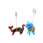 Стъклени фигурки визитник, 2мод.,11х8СМ(1х24)