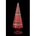 Стъклен връх,черв.каре,1мод.,20см(1/48)