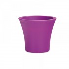Пластмасова кашпа CITY WHEEL, виолетова, 35х32 см