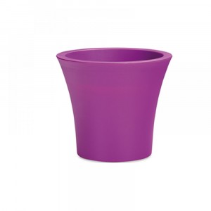 Пластмасова кашпа CITY WHEEL, виолетова, 35х32 см
