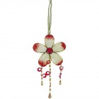 Висулка цвете,червено, 14см