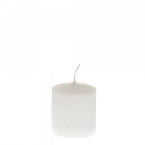 Свещ бяла цилиндър, 5x6CM