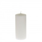 Свещ цилиндър бяла 6х14см