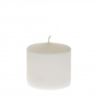 Свещ цилиндър бяла,10Х10СМ,