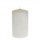 Свещ цилиндър бяла,10х18см