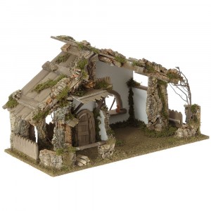 Библейска сцена, ествествени материали, 73Х40Х45СМ