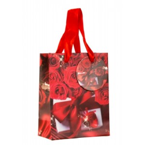 Торбички сърца и рози11.4Х14.6Х6СМ