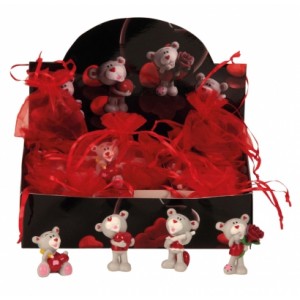 Мечета в торбичка органза и сърце 5.5cm