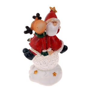 Поли Рудолф върху топка LED светлина,8х14см(2/36)