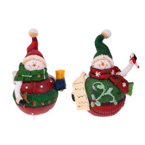 Поли Дядо Коледа червено-зелен,2 мод,8х12см(8/48)