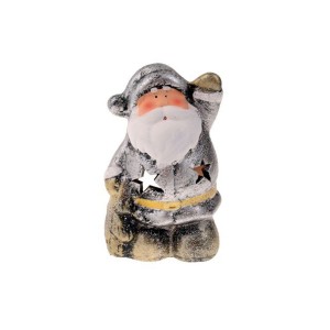 Керамичен светилник Д.Коледа,ср,зл.7х12см(12/96)