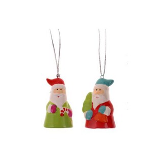 Керамични камбанки Д.Коледа,2мод,3.5х6см(12/384)