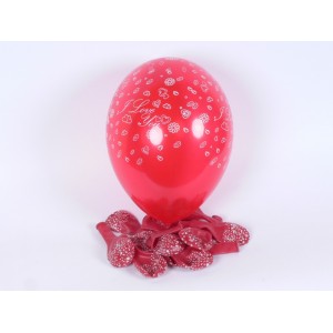 Балони кръг надпис, GS110, 100бр.