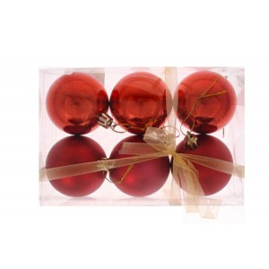 Топка червена, S/6, 6см (36x72)