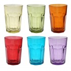 Чаша за вода Мароко, цветна 350ml