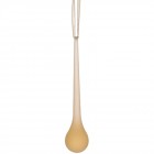 Висулка заскрежена капка,кехлибар, 15см